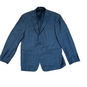 Calvin Klein Mens Blazer Extreme Slim Fit Sport Coat Jacket Gray Wool Size 40S